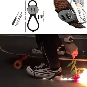 Комплект чехлов для мотоциклетных ботинок Sparking Shoe Cover с кремнями — лучший инструмент для трюков на скейтборде Flints (2pcs)