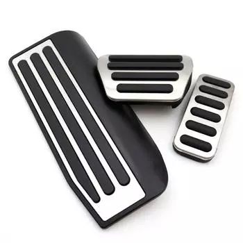 Комплект чехлов для педалей Auto AT Foot Gas Brake Footrest для Land Rover Range Rover/Sport 2013-2021 Discovery 5 2017 2018 2019 2020 2021