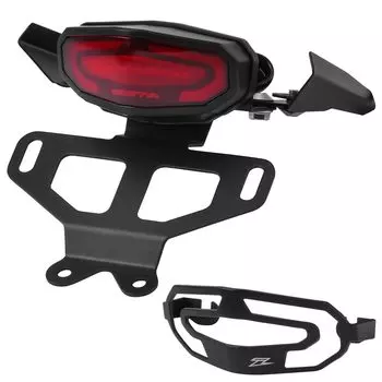 Комплект держателей для светодиодной линии ZETA RACING, красный, компактный, улучшенный, без проводки, соответствующий новым стандартам Закона о дорожном транспорте F5959 SEROW250 18- красный