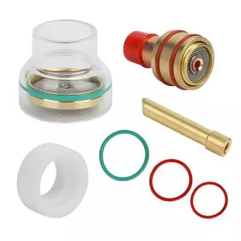 Комплект держателя электрода проводника стеклянной чашки фильтра для аргонодуговой сварки WP17/18/26 2.4mm