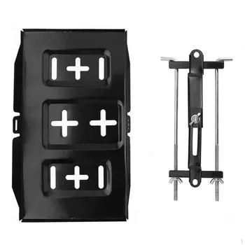 Комплект держателя для аккумулятора, утопленный кронштейн для слота, регулируемый зажим для кронштейна, держатель для хранения Screw Length 19cm