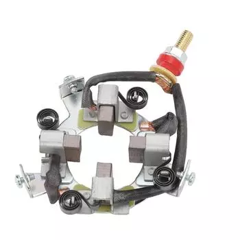 Комплект держателя угольных щеток стартера Комплект угольных щеток двигателя Увеличивает скорость вращения Более мощная выходная мощность Компактный для квадроцикла 4X4 весом 8000–20000 фунтов