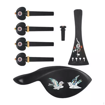 - Комплект деталей для скрипки, струнодержатель, подбородник своими руками, прочная замена для скрипки 4/4-3/4, деревянный magpie