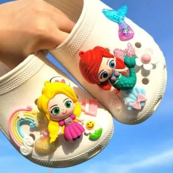 Комплект деталей обуви Jam Jam Holic Princess (6 типов), популярный персонаж в Корее
