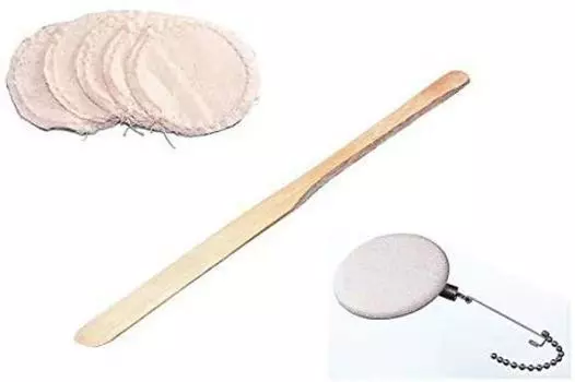 Комплект деталей сифона из ткани фильтра Hario бамбуковый шпатель для устройства сифона [HARIO 3] (5 кусков) ФС-103 + БА-15 + Ф-103С