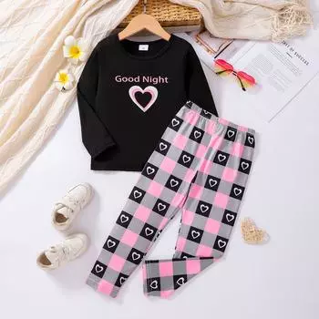 Комплект детского топа с длинным рукавом - Повседневный, стильный и универсальный детский наряд 3Y