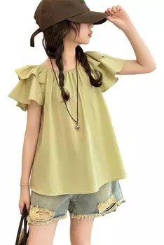 Комплект детской одежды, комплект из двух предметов для девочек, комплект из верхней и нижней части, для учеников начальной школы, спортивный свитер для занятий спортом на открытом воздухе, комплект из двух предметов для девочек 120 130 140 150 зелёный