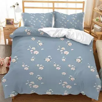 Комплект для 3D цифровой печати Венок Ins Ветер Кровать Комплект из трех предметов Комплект из четырех предметов 135 * 200 (two-piece set) 90g