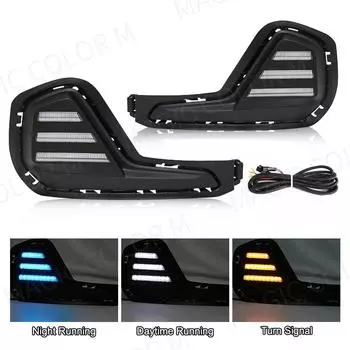 Комплект для Chevrolet Cavalier 2020 2021 2022 дневные ходовые огни поворотник противотуманные фары светодиодные DRL автомобильный стиль