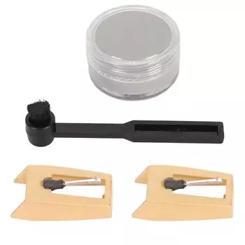 Комплект для чистки игл для проигрывателя виниловых пластинок 4 в 1 для Victrola для Crosley для