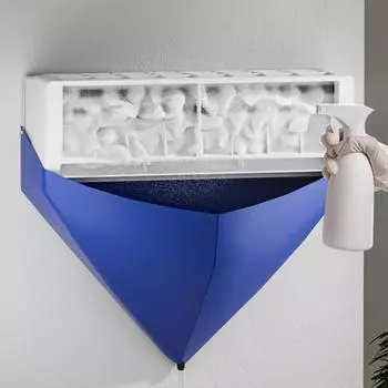 Комплект для чистки кондиционера Износостойкий водонепроницаемый чехол для чистки кондиционера с поддержкой дренажной трубы