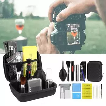 Комплект для чистки объективов цифровых зеркальных фотокамер, комплект для чистки сенсора цифровых зеркальных фотокамер Sony Fujifilm Nikon Canon SLR DV Cameras Clean Kit