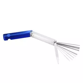 Комплект для чистки сопла газовой сварки карбюратора мотоцикла с ящиком для хранения