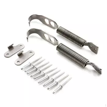 Комплект для фиксации багажника автомобиля, пружинный крюк, комплект для фиксации капота, аксессуары, простая установка, защелка капота, запасные части