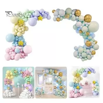Комплект для гирлянды из воздушных шаров, набор латексных шаров для дня рождения, выпускного, детского душа, свадебного украшения B