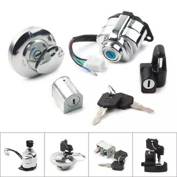 Комплект для Honda Vt250 Shadow Vlx Vt 400600750, включая замок зажигания, крышку бензобака и шлем