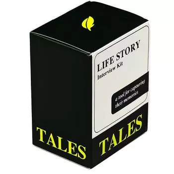 Комплект для интервью с историей жизни на английском языке, настольная игра на английском языке, семейная карточная игра life story interview kit