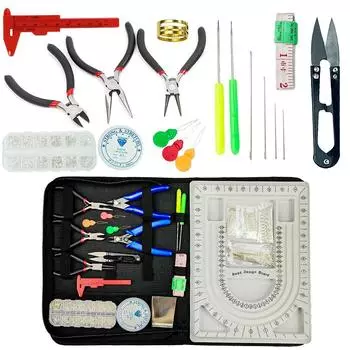 Комплект для изготовления ювелирных изделий DIY Дизайн ювелирных изделий Ручная работа Плоскогубцы для ювелирных изделий Ювелирная пластина для ювелирных инструментов A