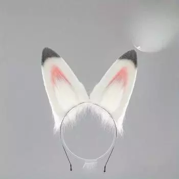 Комплект для косплея китайского аниме «Нефритовый кролик» | Реквизит «Кроличьи уши + Хвост» для ханьфу и сценических выступлений