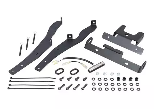 Комплект для крепления без крыльев KITACO, тип 2 CB250R CB125R, соответствующий новым стандартам номерных знаков 2021 года (Номер Остаться) (MC52) (JC79/JC91) 691-1850100 чёрный