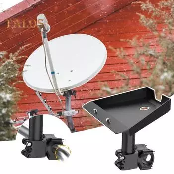 Комплект для крепления лестницы для автофургона, крепление на стойку багажника Starlink Gen 3, металлический кронштейн для стойки автофургона, яхты, для горизонтальной перекладины 0,8–1,17 дюйма чёрный