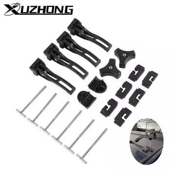 Комплект для крепления универсальных аксессуаров, запасные части для жесткого тройного складывания кузова пикапа, крышки кузова автомобиля, передний зажим для Т-образных болтов