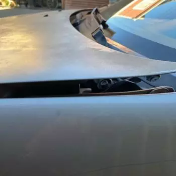 Комплект для модификации проставки капота из алюминиевого сплава Space Riser Hood Spacers Hood Vent Spacer Smooth Engine Cap Ventilation чёрный