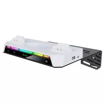 Комплект для настенного крепления с зарядной станцией для PS5/PS5 Slim Disc и цифровой консоли *