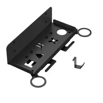 Комплект для настенного крепления, совместимый со всеми моделями PS5/PS5 Slim, с держателями для хранения контроллера и гарнитуры, настенная подставка для пульта дистанционного управления PS Portal 31.8*15.6*7.2cm чёрный