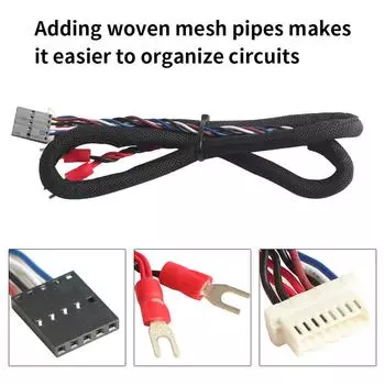 Комплект для обновления аксессуаров 3D-принтера MMU3, совместимый с 3D-печатной машиной Prusa MMU3, модуль MMU PD чёрный