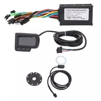 Комплект для переоборудования велосипедного литиевого аккумулятора FT 8C Magnetic Point 109R Throttle EN06 LCD Display 17A Комплект контроллера для ремонта велосипеда с 3 режимами