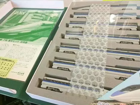 Комплект для перевозки грузовых автомобилей N-колеса серии 500 Shinkansen Nozomi, базовый (7 машин) #10-382