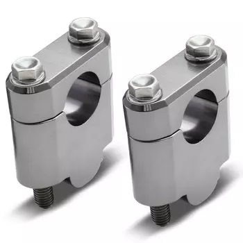 Комплект для подъема руля ZETA RACING на 30 мм вверх, титановый цвет, стандартный диаметр (22.2mm) Изменение положения руля Поза при езде Вертикальная Длительный туринг Dirtfreak