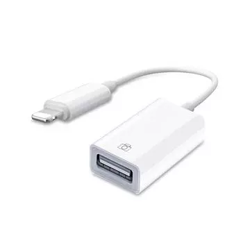 Комплект для подключения USB OTG (10см)(белый) белый