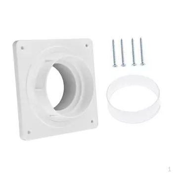 - Комплект для подключения вентиляции, настенная пластина, адаптер, поворотный замок, комплект вентиляции для прачечной Without Hose