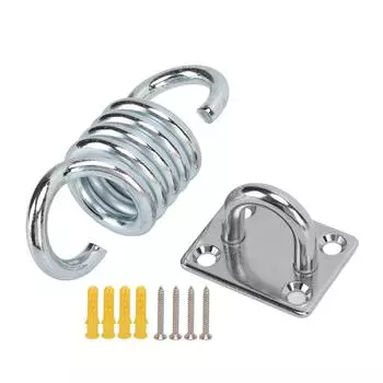 Комплект для подвешивания гамака, качели из нержавеющей стали, потолочное крепление, набор для подвешивания гамака для йоги, мешка с песком