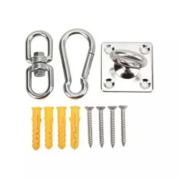 Комплект для подвешивания гамака, крепление для потолка из нержавеющей стали, гамак для йоги, боксерская груша