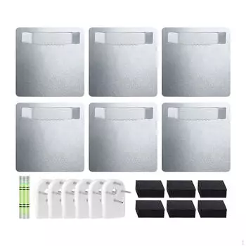 Комплект для подвешивания картин с простым креплением и встроенным уровнем для произведений искусства и фотографий 6 set