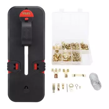 Комплект для подвешивания картин «Все в одном» Многофункциональная настенная легкая вешалка для рамок с выравнивающим инструментом Кейс для оборудования