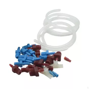 Комплект для прокачки главного цилиндра Шланги Хомуты Сборка Техническое обслуживание Простая установка 14151 SAE и метрическая система