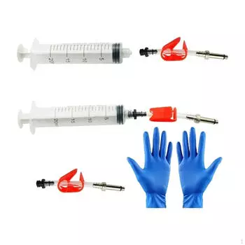 Комплект для прокачки велосипедного масла, велосипедный смазочный шланг, адаптеры для шприца-форсунки, подходит для Avid