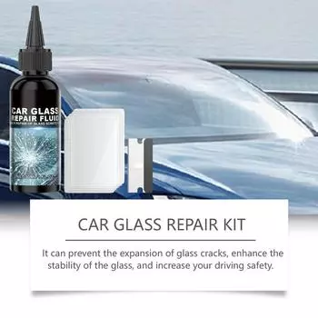 Комплект для ремонта автомобильного стекла Комплект для ремонта лобового стекла Покрытие для стекла Комплект для ухода за автомобилем Комплект для ремонта автомобильного лобового стекла Сколы на автомобиле CN