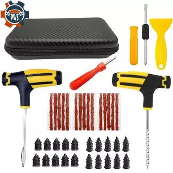 Комплект для ремонта автомобильных шин, комплект для ремонта проколов бескамерных шин, набор инструментов для шипования, инструмент для замены велосипедных шин, инструмент для ремонта шин мотоцикла