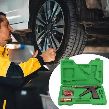 Комплект для ремонта автомобильных шин Rapid Plug, вакуумный пистолет для ремонта шин для колес мотоциклов с грибовидной заглушкой, портативный инструмент для технического обслуживания