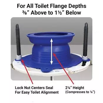 Комплект для ремонта фланца унитаза, сверхпрочное восковое уплотнительное резиновое кольцо, легкое