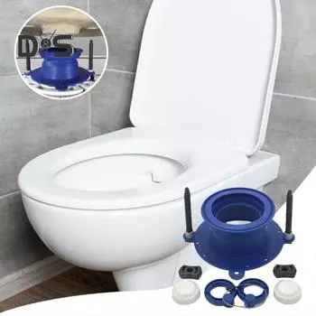 Комплект для ремонта фланца унитаза, сверхпрочное восковое уплотнительное резиновое кольцо, простая установка крышки болта унитаза, восковое кольцо для унитаза Sets