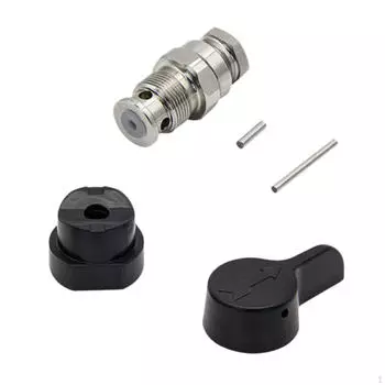 Комплект для ремонта клапана безвоздушного распыления Prime Drain Dump, сброс давления в машине 235014 Stainless Steel Cap