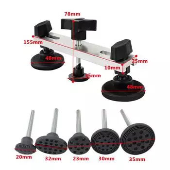Комплект для ремонта кузова автомобиля, портативный вытягивающий мост, клей, вытягивающие язычки, инструмент для ремонта вмятин на автомобиле, набор для вытягивания вмятин