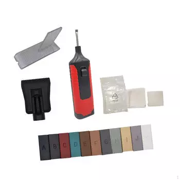 Комплект для ремонта ламината из 16 предметов, деревянный, универсальный, прочный, простой в использовании