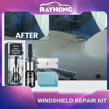 Комплект для ремонта лобового стекла Homont для автомобильных лобовых стекол, специализированный клей для ремонта трещин, царапин, поломок и склеивания 20ml set